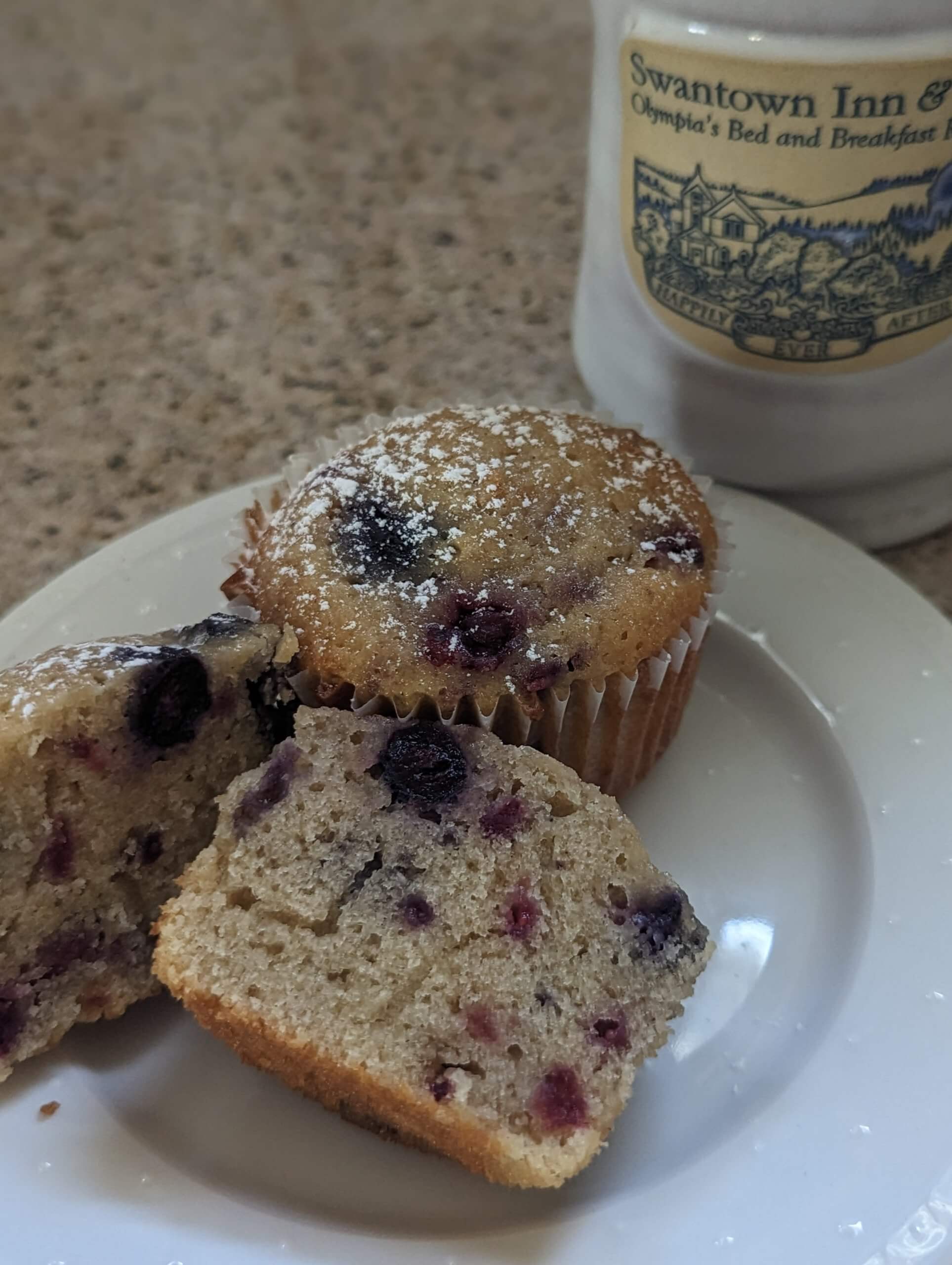 Mixed Berry Olive Oil Muffins